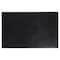 Dacasso Black 17" x 12" Leatherette Square Corner Placemat HN-1147 - alternate 1